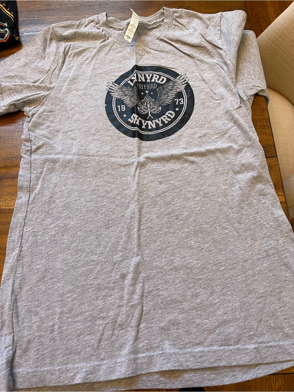 Bella Canvas Heather Gray Short Sleeve Lynyrd Skynyrd Graphic Tee